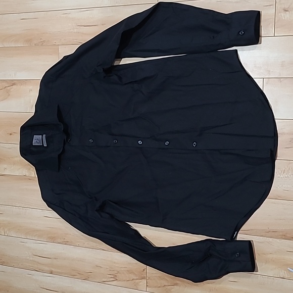 Calvin Klein men's large slim fit black shirt - Picture 1 of 5
